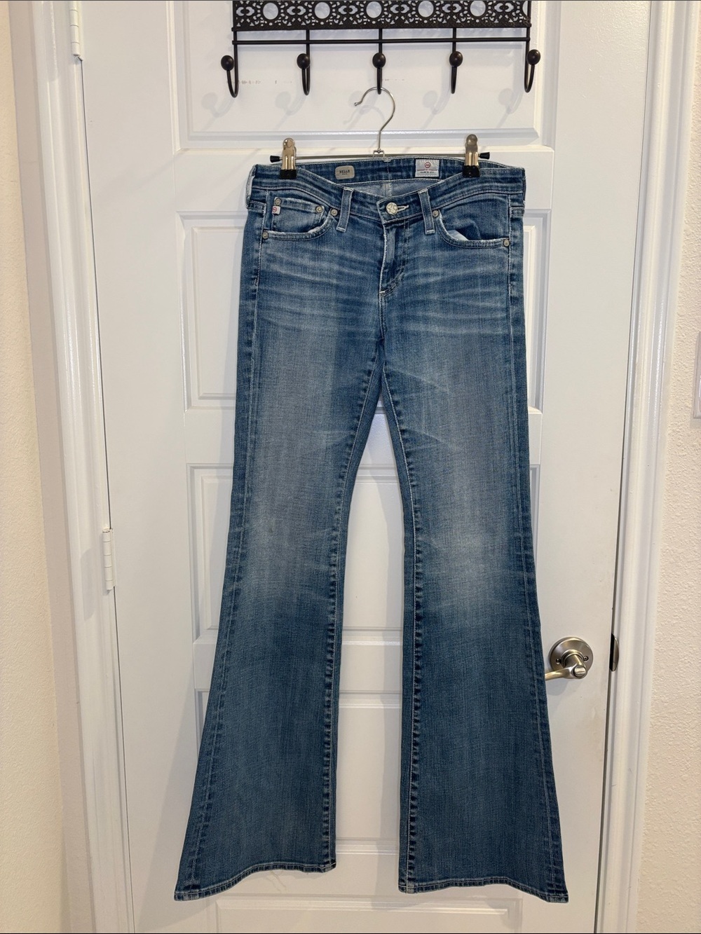 AG Adriano Goldschmied Belle Flare Jeans Made in USA Size 26R